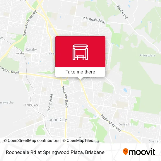 Mapa Rochedale Rd at Springwood Plaza