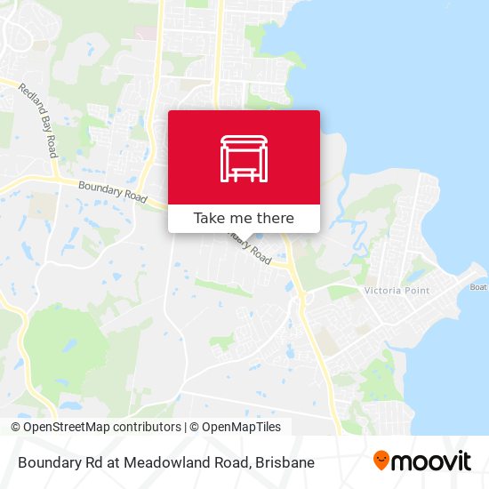 Boundary Rd at Meadowland Road map