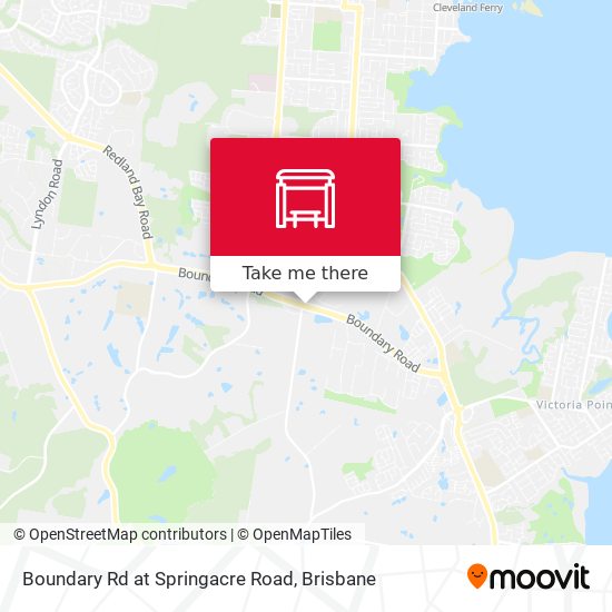 Boundary Rd at Springacre Road map