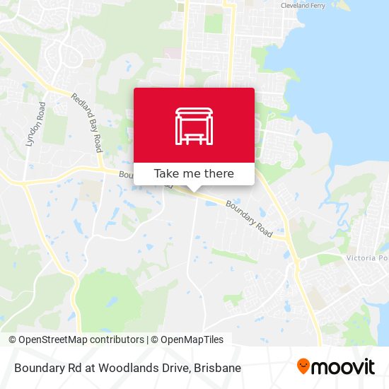Boundary Rd at Woodlands Drive map