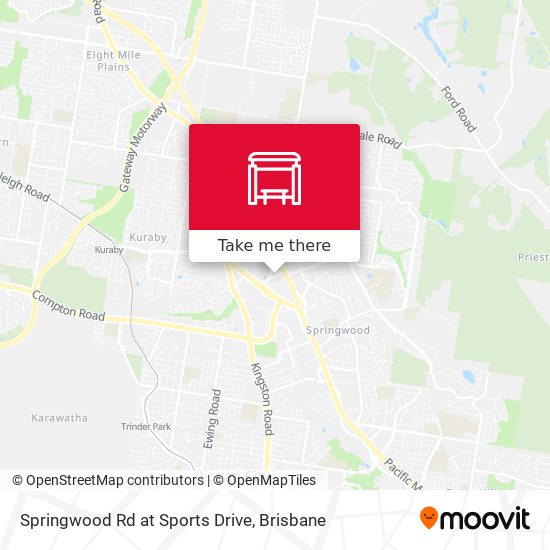 Springwood Rd at Sports Drive map