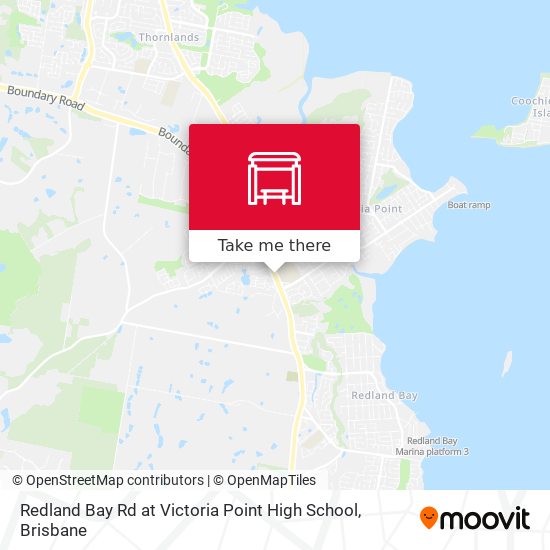 Mapa Redland Bay Rd at Victoria Point High School