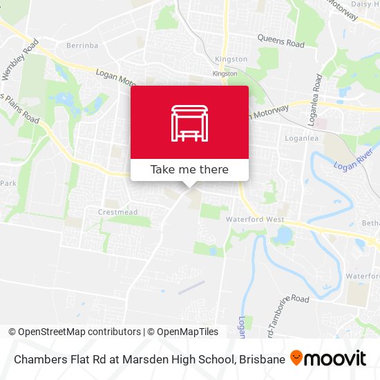 Chambers Flat Rd at Marsden High School map
