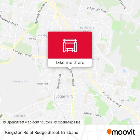 Kingston Rd at Rudge Street map