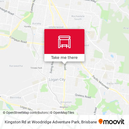 Kingston Rd at Woodridge Adventure Park map