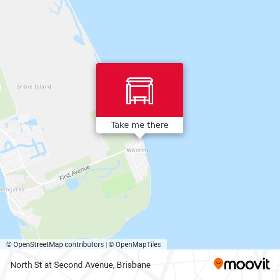 North St at Second Avenue map