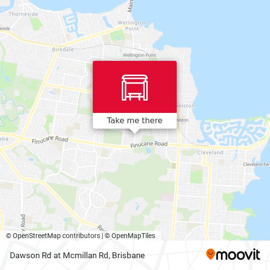 Dawson Rd at Mcmillan Rd map