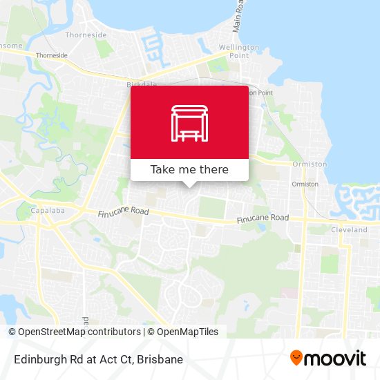 Edinburgh Rd at Act Ct map