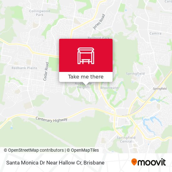 Santa Monica Dr Near Hallow Cr map