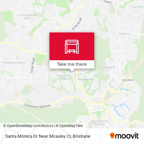 Santa Monica Dr Near Mcauley Cr map