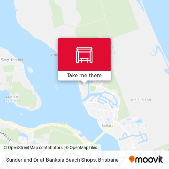 Sunderland Dr at Banksia Beach Shops map