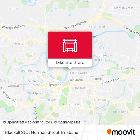 Blackall St at Norman Street map