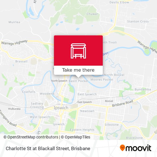 Charlotte St at Blackall Street map