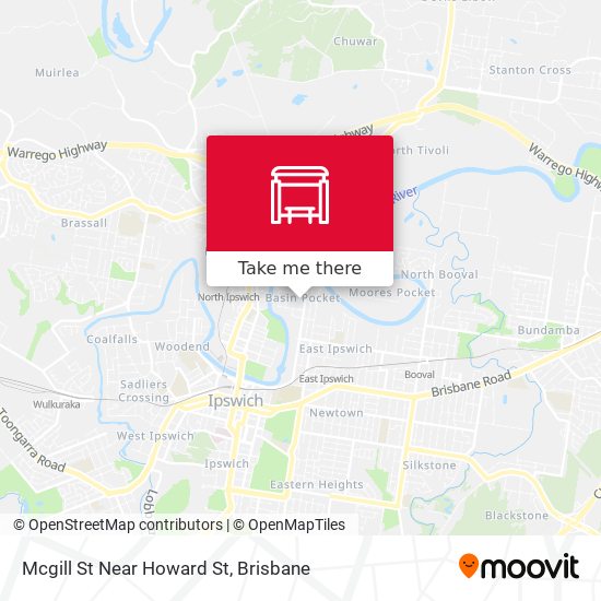 Mcgill St Near Howard St map