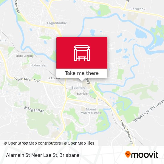 Alamein St Near Lae St map
