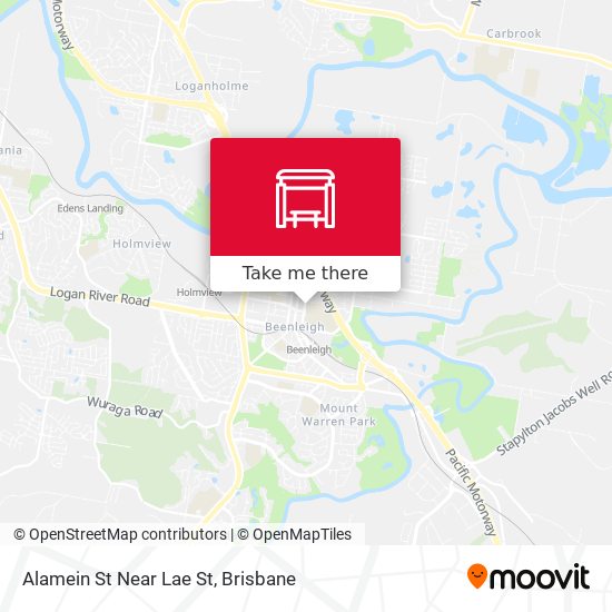Alamein St Near Lae St map