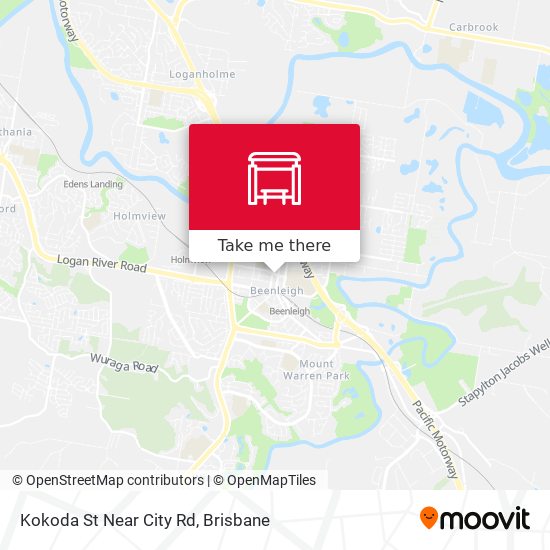 Kokoda St Near City Rd map
