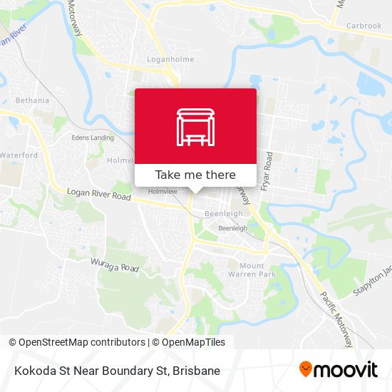 Kokoda St Near Boundary St map