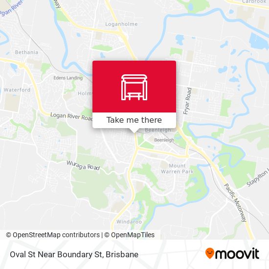 Oval St Near Boundary St map
