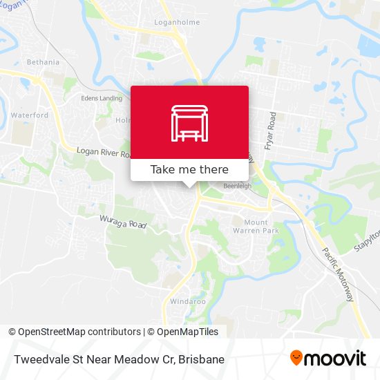 Tweedvale St Near Meadow Cr map