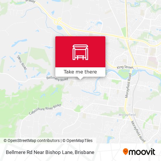 Bellmere Rd Near Bishop Lane map