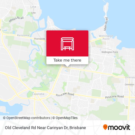 Old Cleveland Rd Near Carinyan Dr map