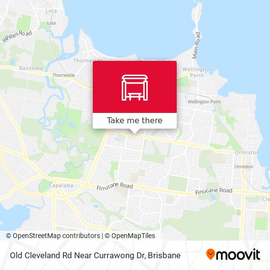 Old Cleveland Rd Near Currawong Dr map