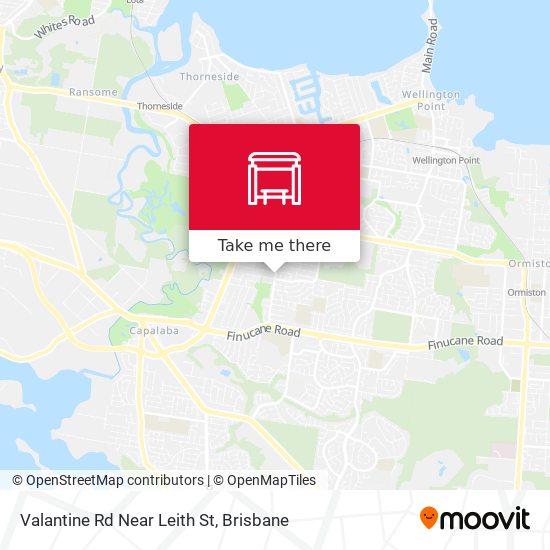 Valantine Rd Near Leith St map