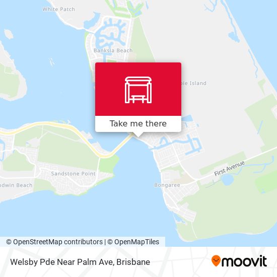 Welsby Pde Near Palm Ave map