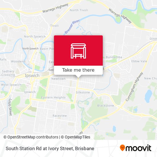 South Station Rd at Ivory Street map