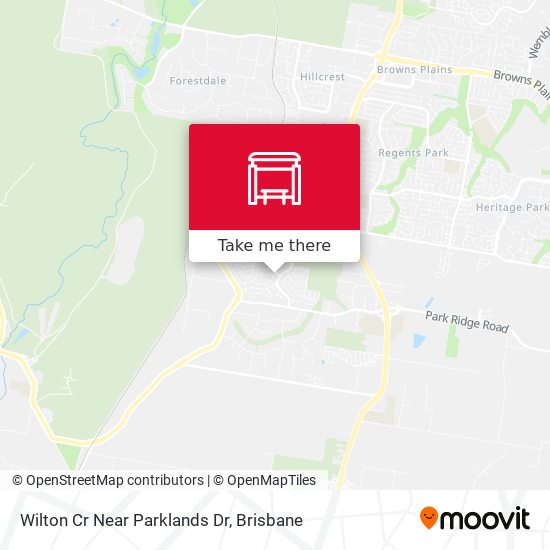 Wilton Cr Near Parklands Dr map