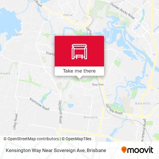 Kensington Way Near Sovereign Ave map