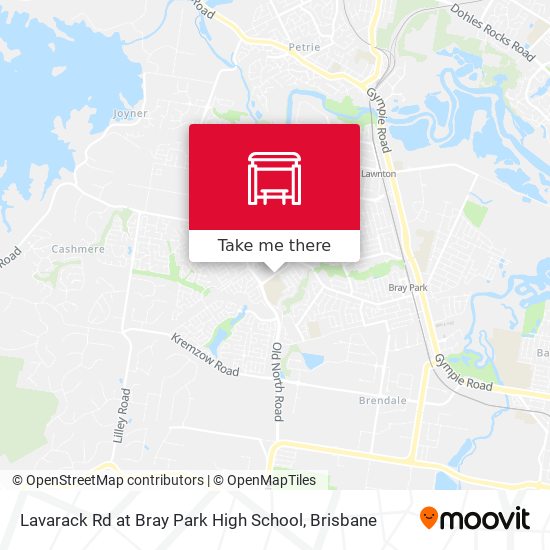 Lavarack Rd at Bray Park High School map