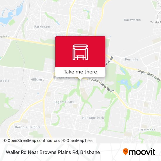 Waller Rd Near Browns Plains Rd map