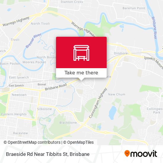 Braeside Rd Near Tibbits St map