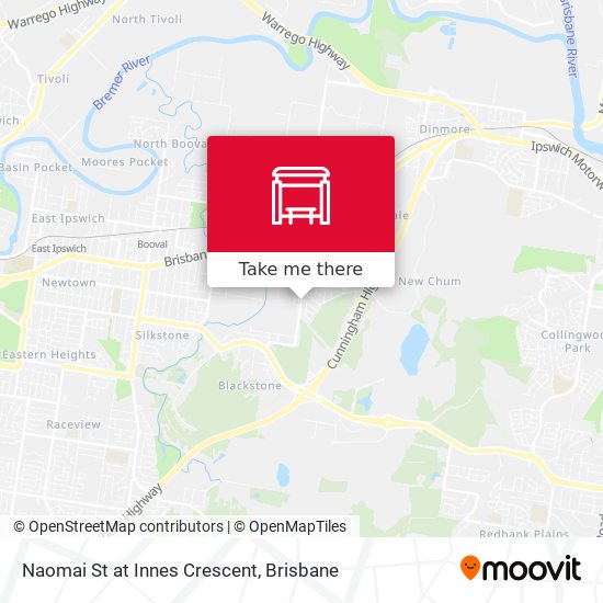 Naomai St at Innes Crescent map