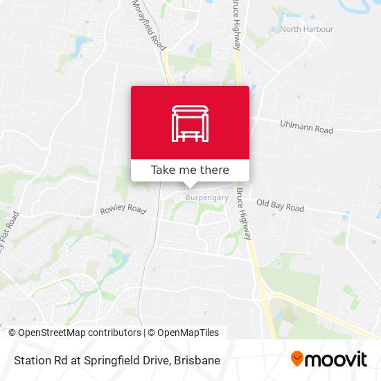 Station Rd at Springfield Drive map
