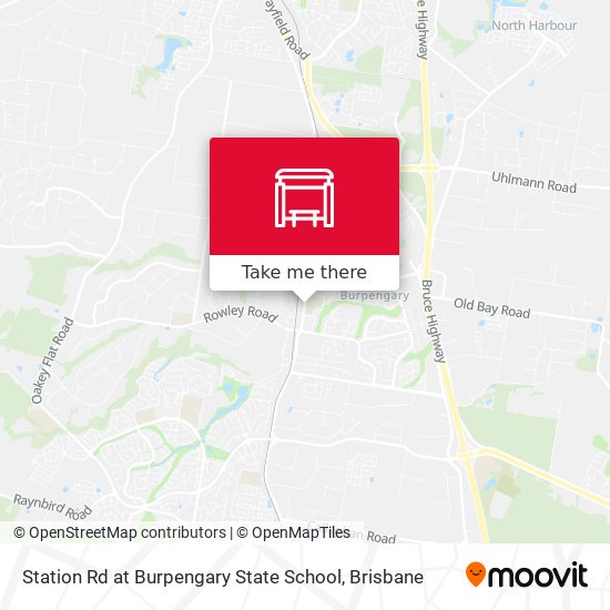 Mapa Station Rd at Burpengary State School