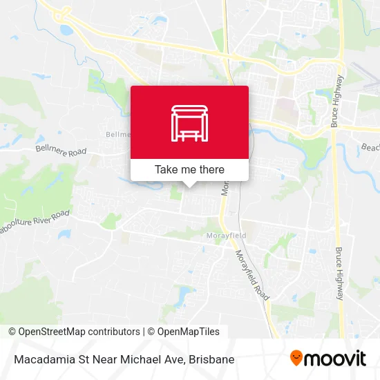 Macadamia St Near Michael Ave map
