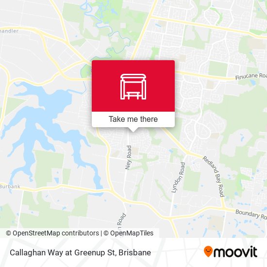 Callaghan Way at Greenup St map