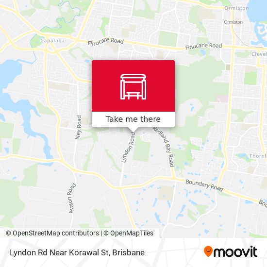Lyndon Rd Near Korawal St map