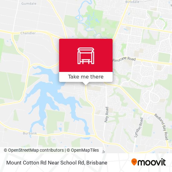 Mapa Mount Cotton Rd Near School Rd