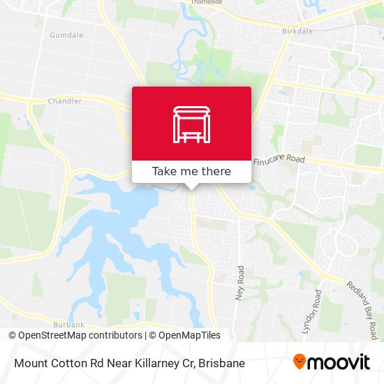 Mount Cotton Rd Near Killarney Cr map