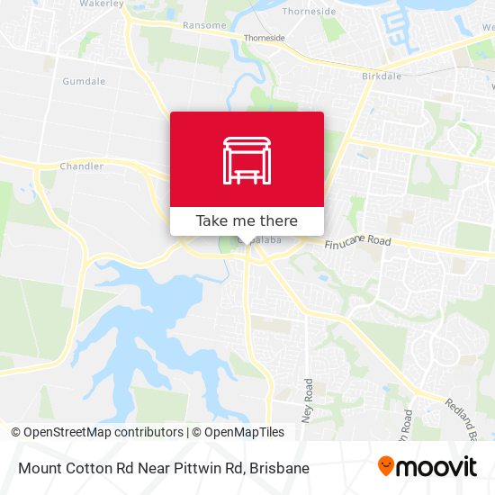 Mount Cotton Rd Near Pittwin Rd map