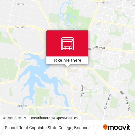 School Rd at Capalaba State College map