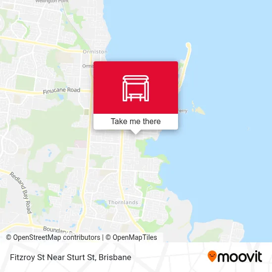 Mapa Fitzroy St Near Sturt St
