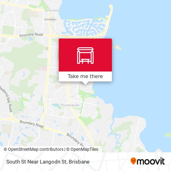 South St Near Langodn St map