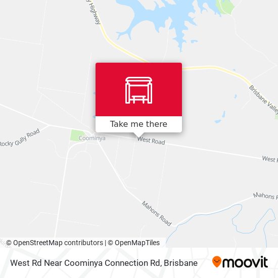 West Rd Near Coominya Connection Rd map