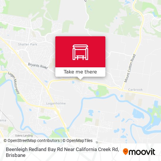 Mapa Beenleigh Redland Bay Rd Near California Creek Rd