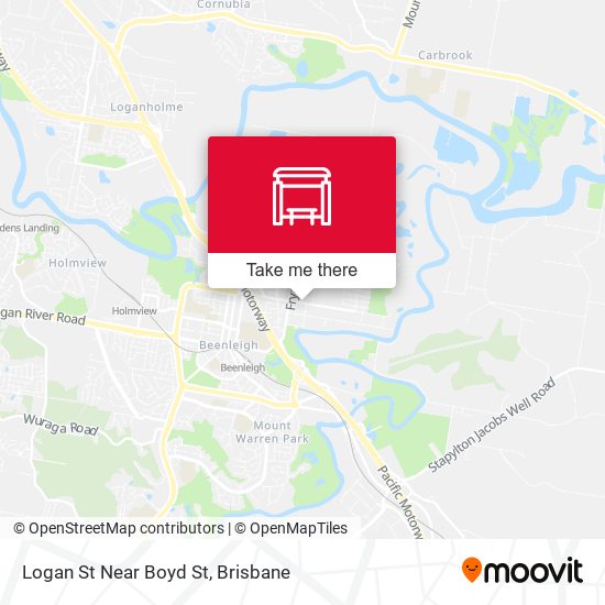 Logan St Near Boyd St map